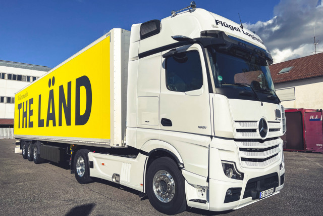 Lkw Beklebungen für Werbekampagne