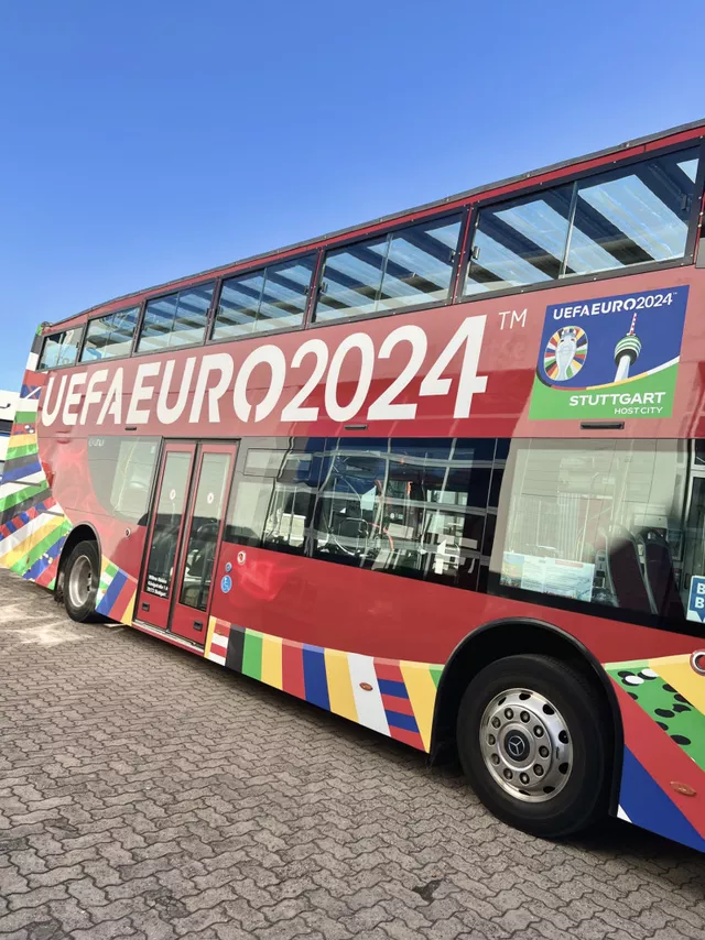 Bus der Uefa Stuttgart 2024