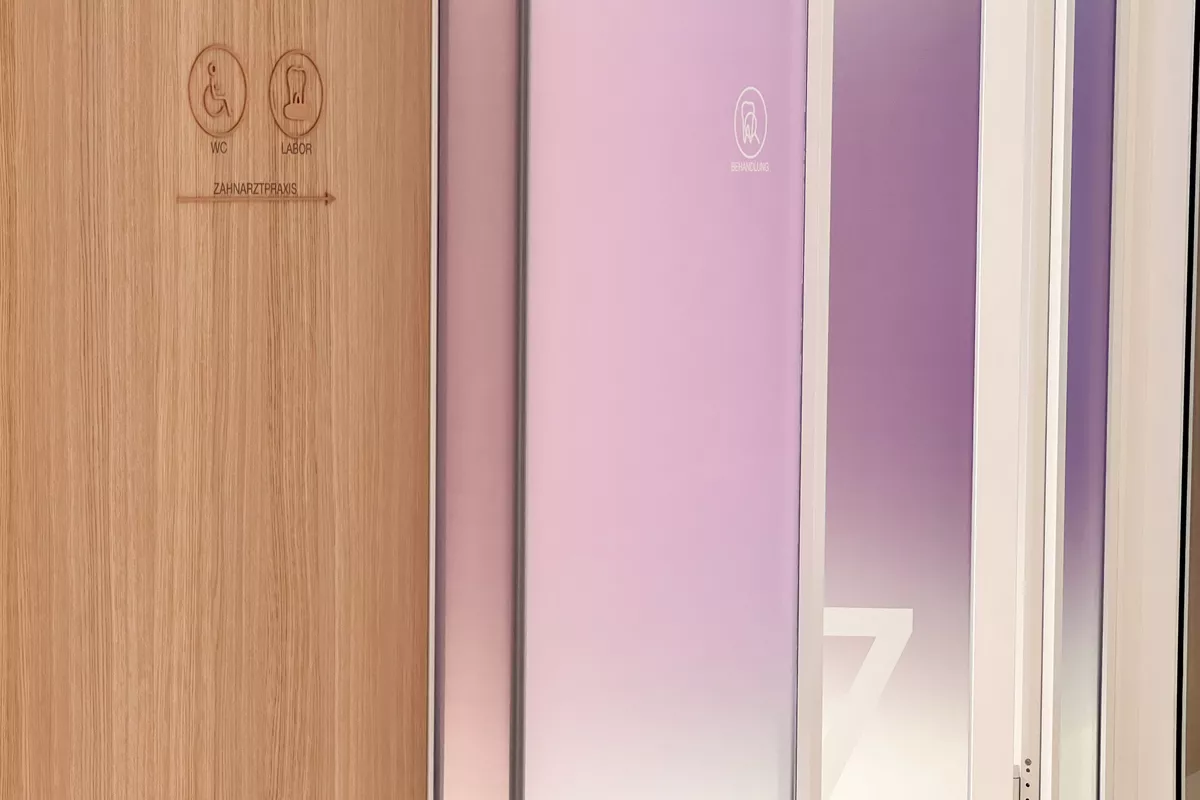 bedruckte Folie Farbverlauf