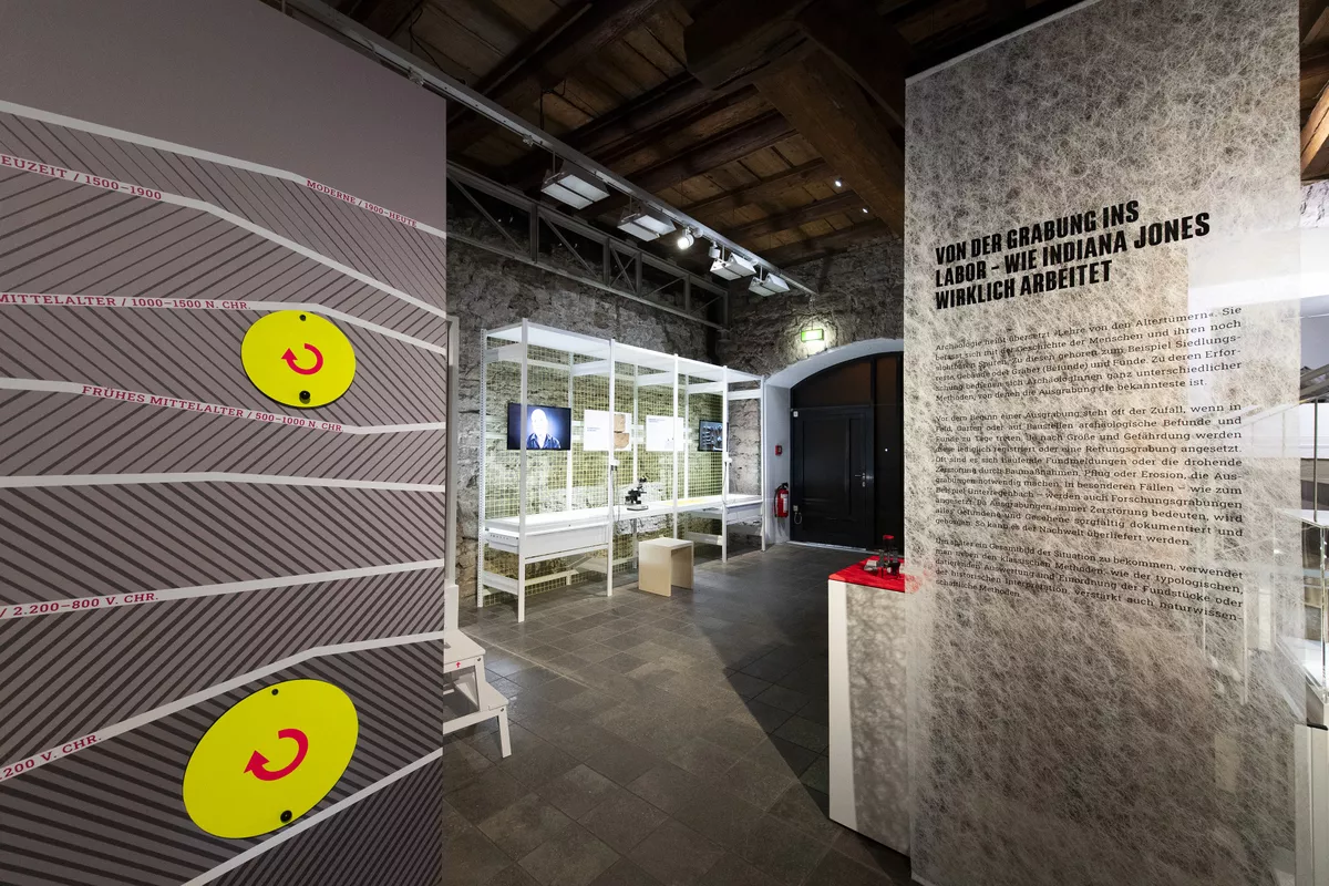 bedruckte Stoffe Ausstellung in Unterregenbach