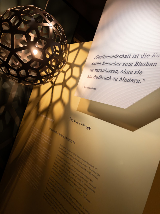 Afghanistan Ausstellung in Stuttgart stimmungsvolles Bild