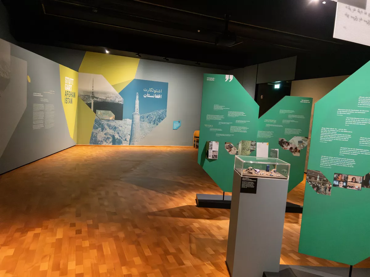 Afghanistan Ausstellung in Stuttgart Eingang