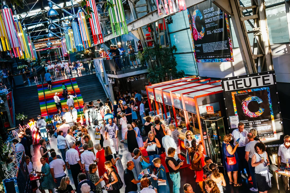 Innenraum des Theaterhaus Stuttgart bei Colours Festival