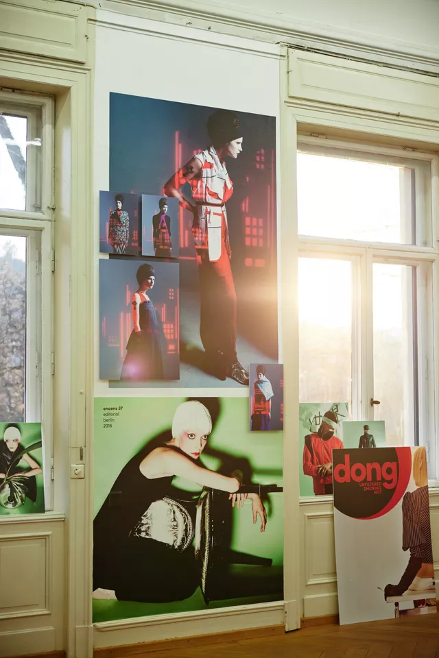 Direktdruck f&uuml;r Ausstellung in der Villa Merkel