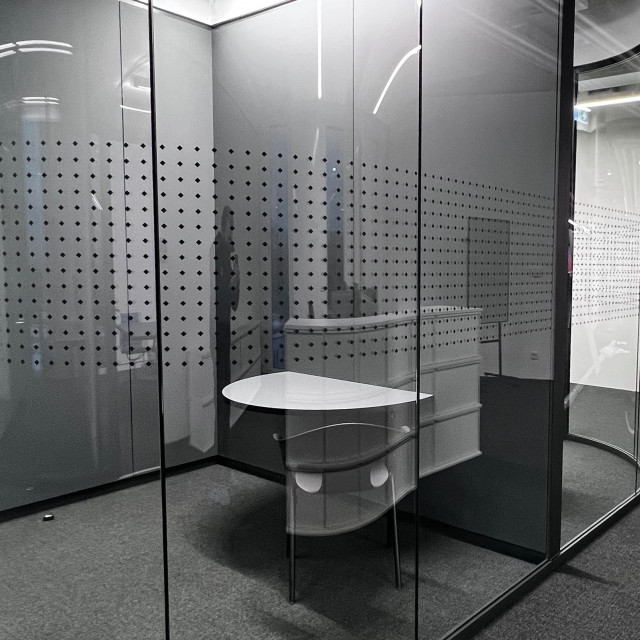 Folienbeklebung in Stuttgarter Büro