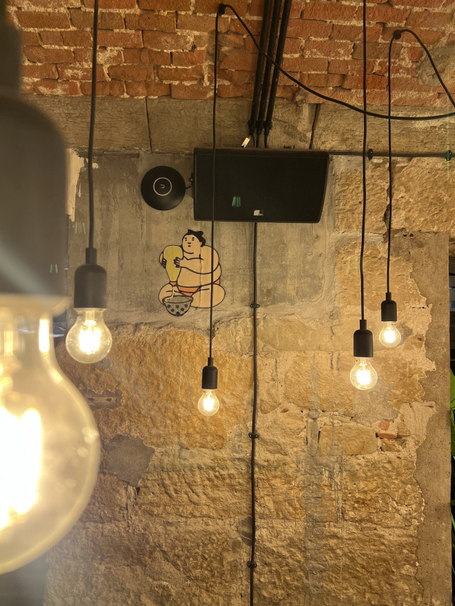 Digitaldruck auf Wallartfolie in Restaurant Mamasaki in Ludwigsburg