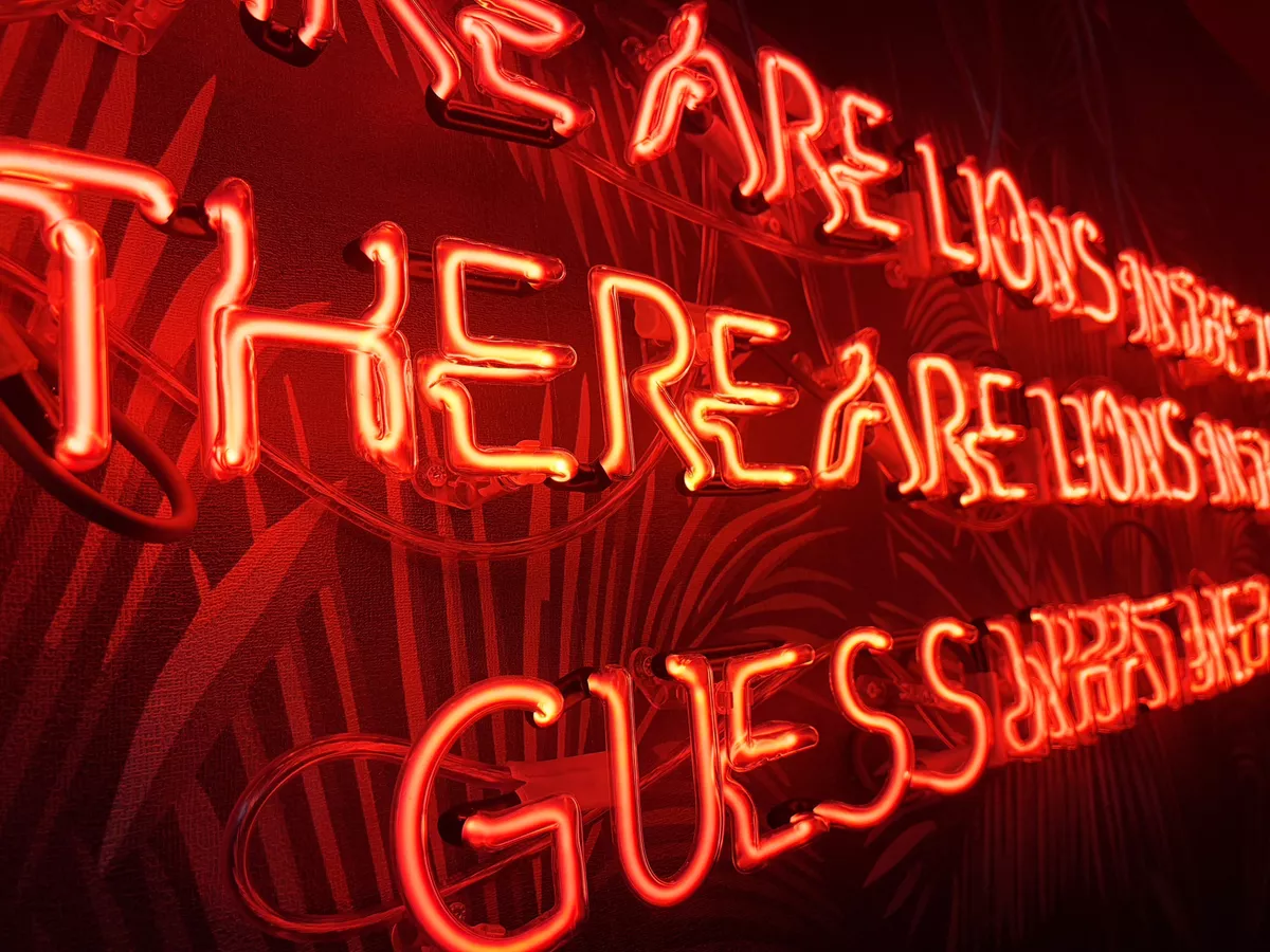 Leuchtbuchstaben in Karlsruhe, Neon Lettering