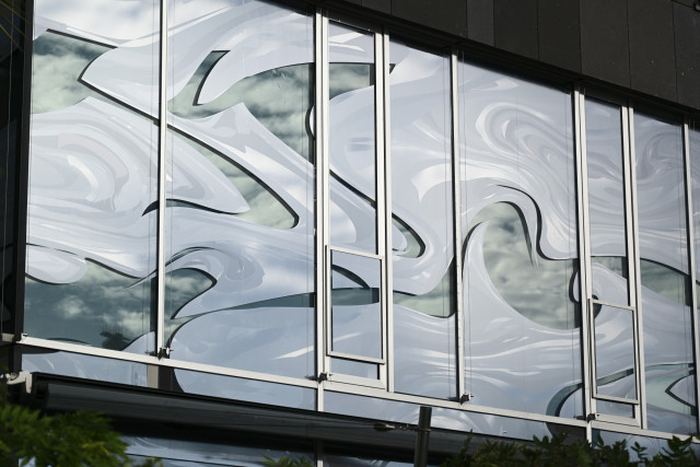 Bedruckte Chromfolie in Stuttgart am Schlossplatz